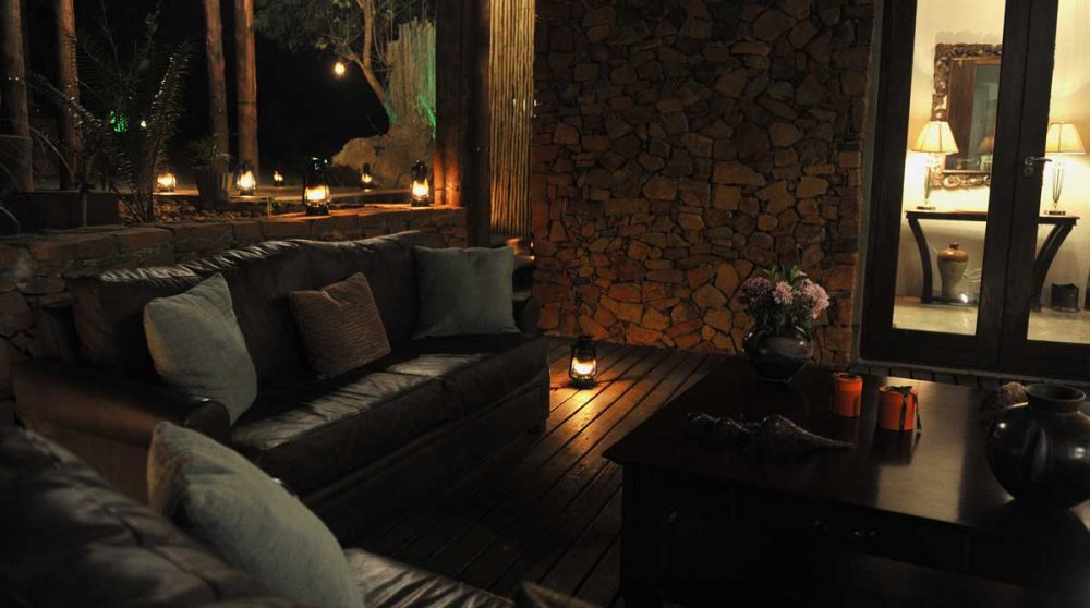 Soirée à l'Esiweni Lodge