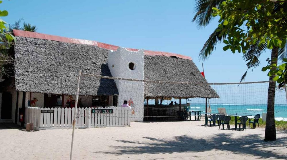 Terrain de beach volley à l'Indian Ocean Beach Club