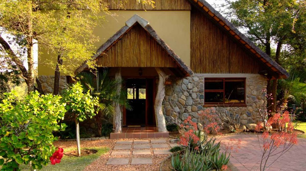 L'entrée de la villa