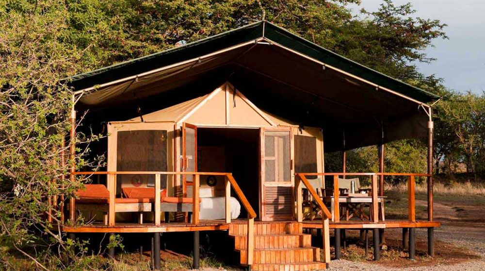 Une tente du Kisini Camp