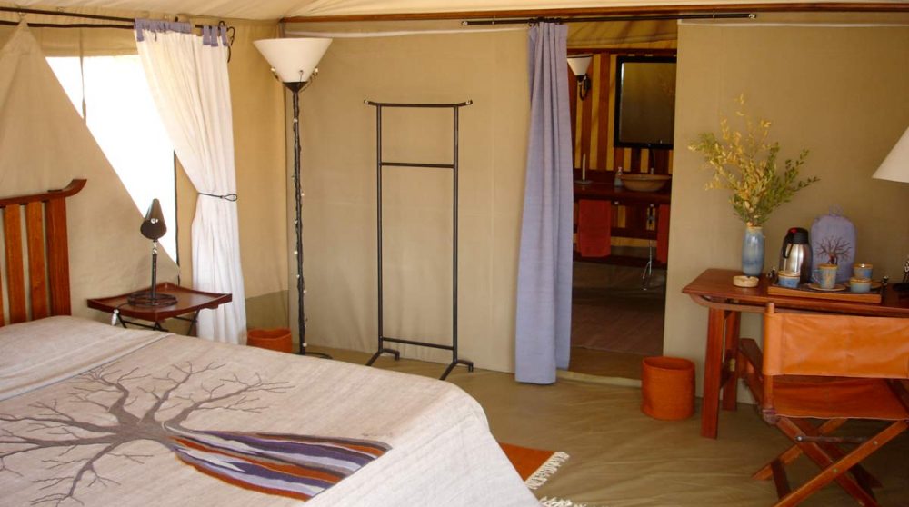 Dans l'une des tentes au Kwihala