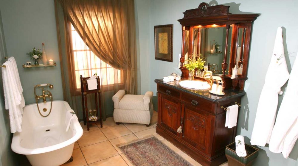 Sa salle de bains à La Plume