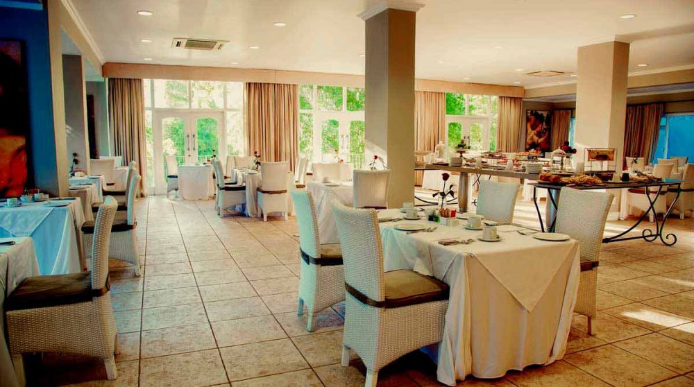 Le restaurant Pavillion du Franschhoek Hotel and Spa