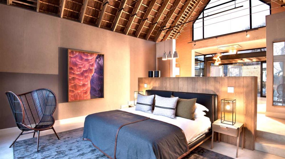 La chambre du Lion Sands Ivory Lodge