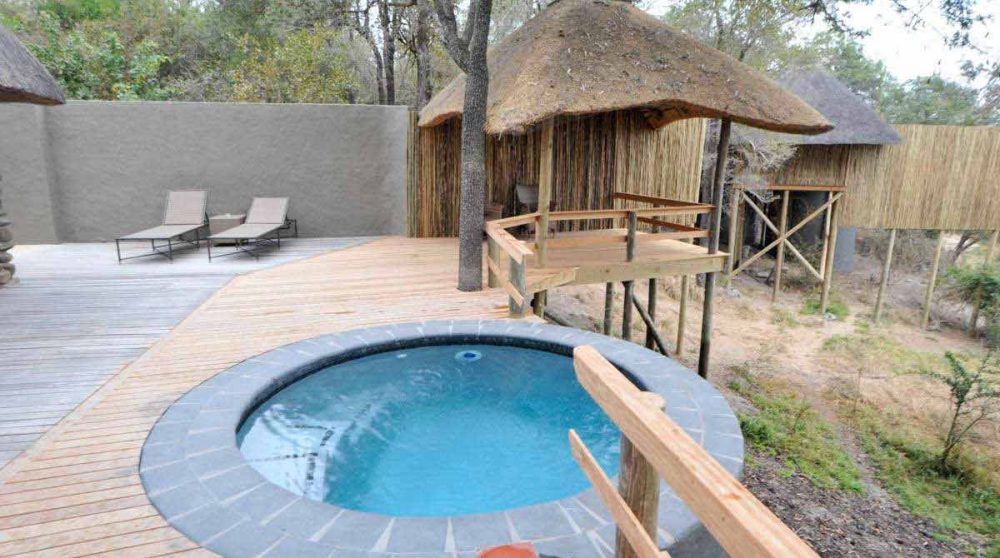 Une piscine privée au Londolozi Founders Camp