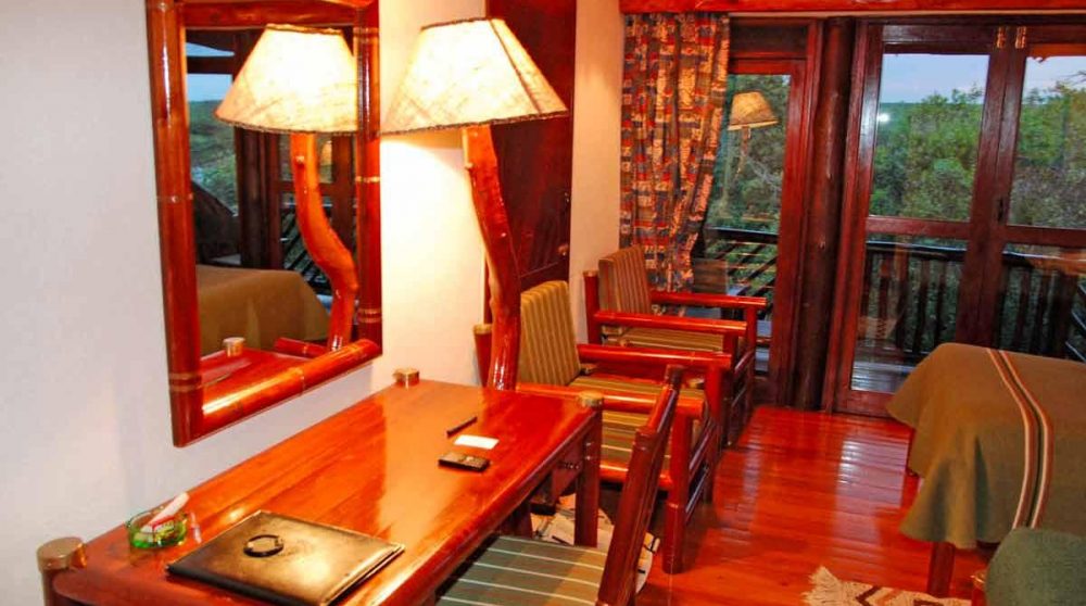 Coin bureau dans une chambre du Mara Simba Lodge