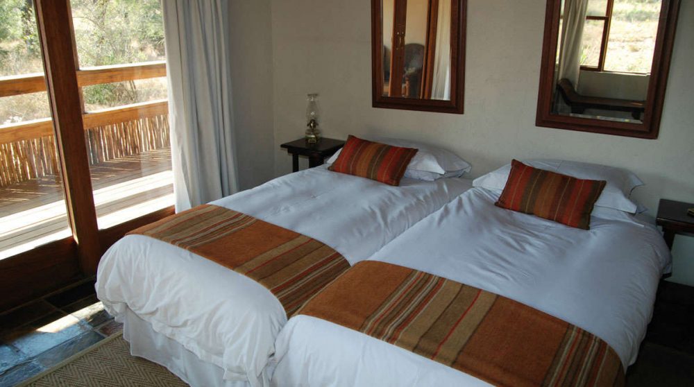 Lits dans une chambre au Notten's