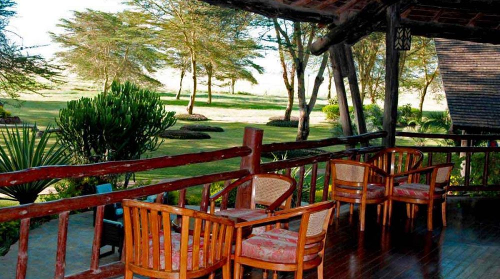 La terrasse du restaurant de l'Oltukai