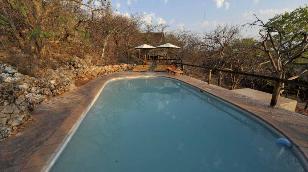 La piscine à l'Ongava Lodge