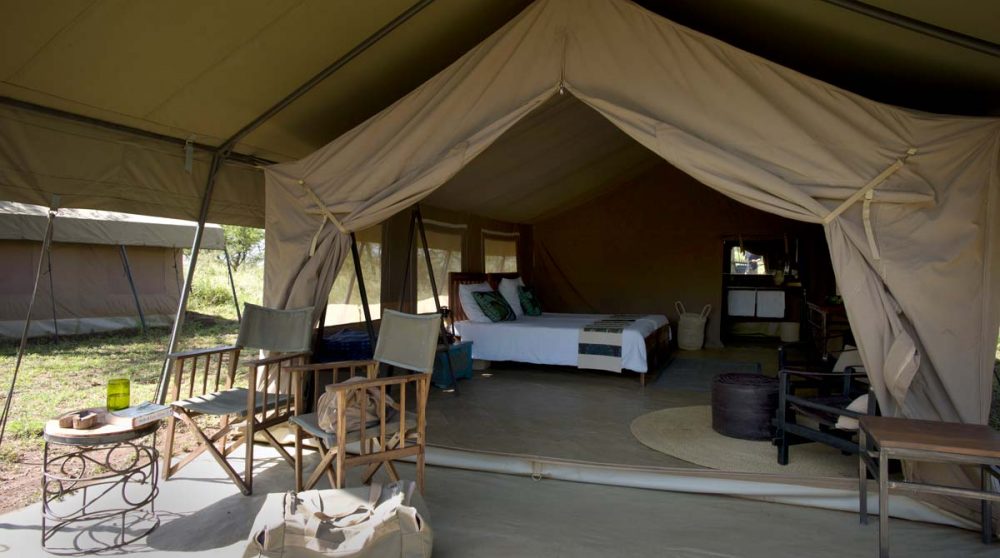 Chambre dans une tente au Ronjo Camp