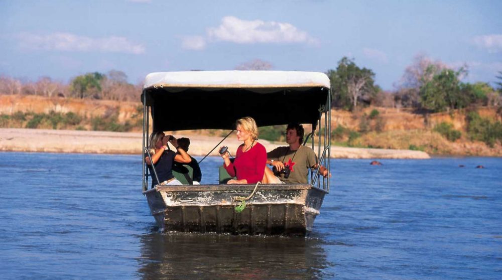 Safari en bateau au Rufiji River Camp