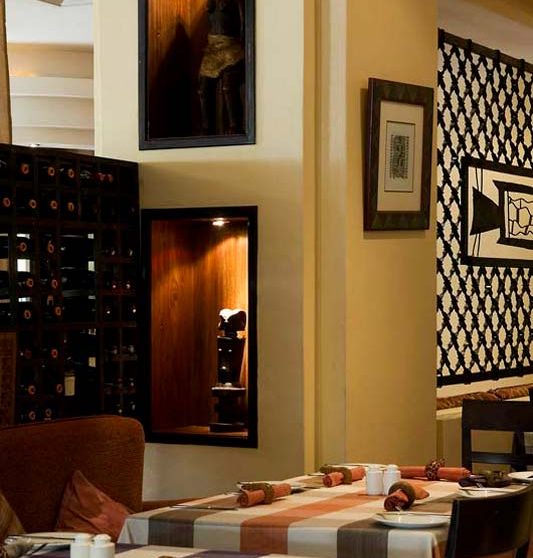 La décoration au restaurant du Southern Sun