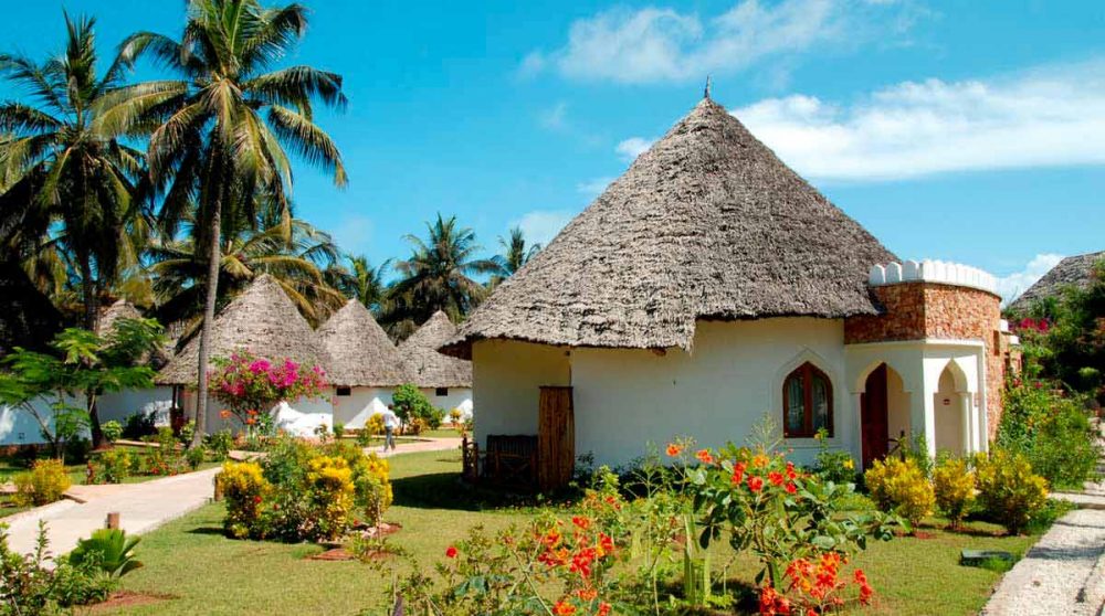 Extérieur des chambres au Sultan Sands