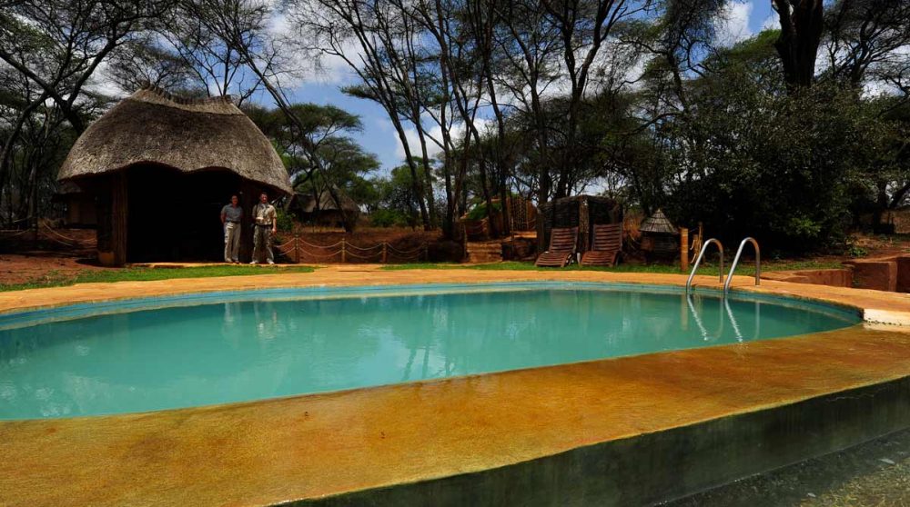 Piscine au Swala Camp