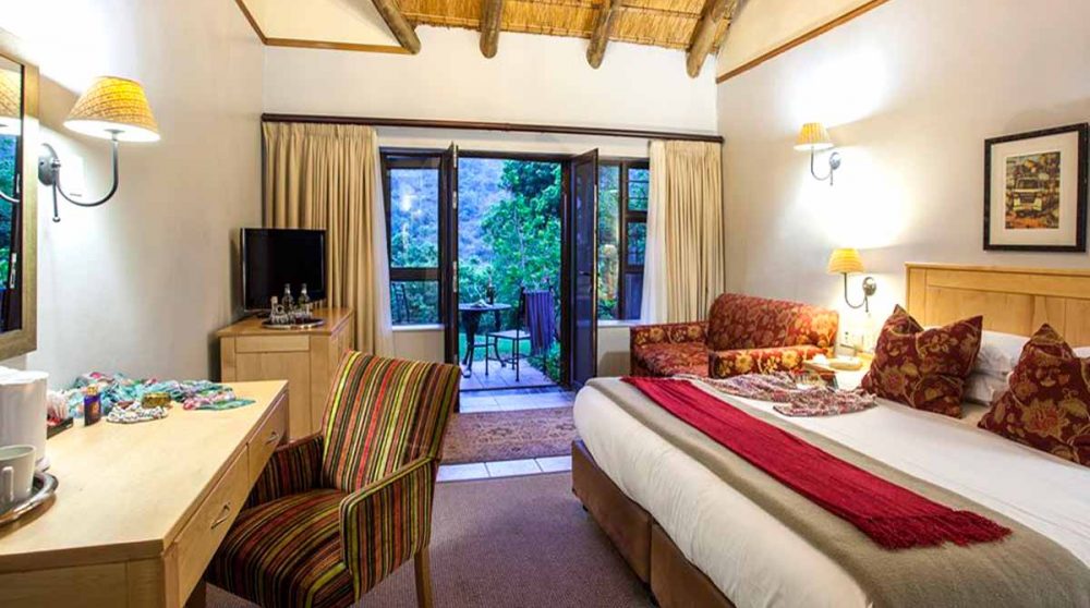 L'intérieur de la chambre à The Cavern