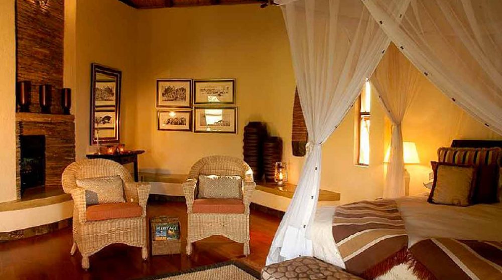 Vue sur une chambre du Tuningi Safari Lodge