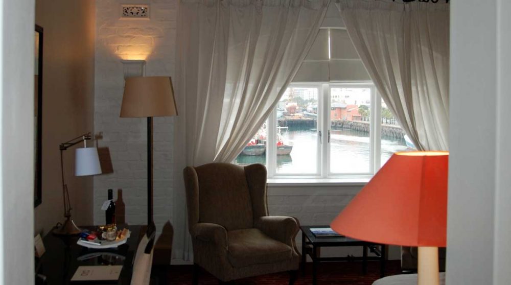 Vue d'une chambre standard du Victoria and Alfred Hotel