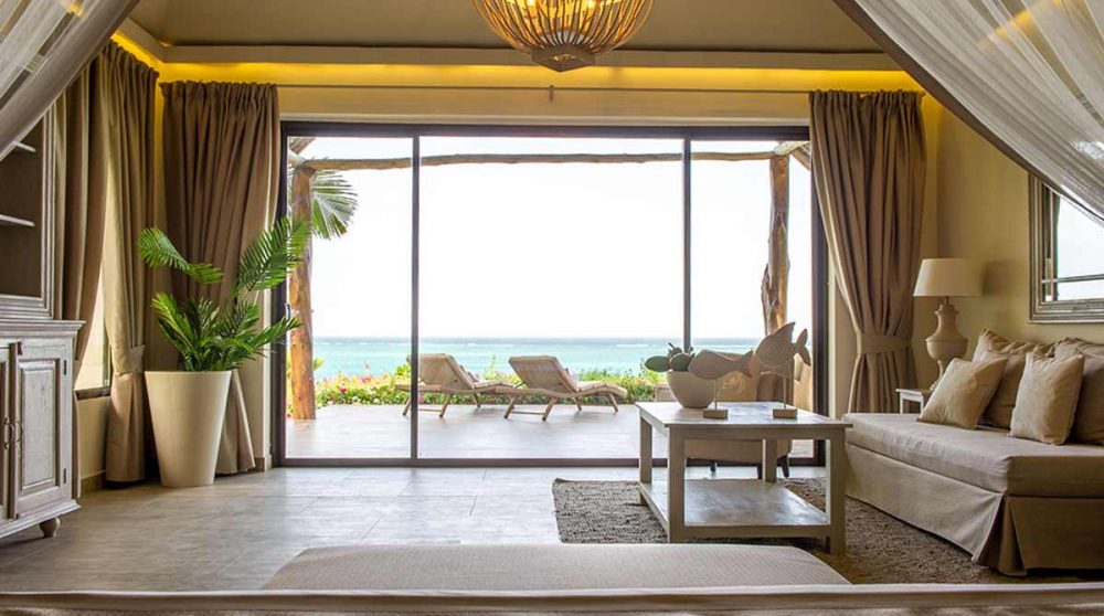 La vue depuis le lit