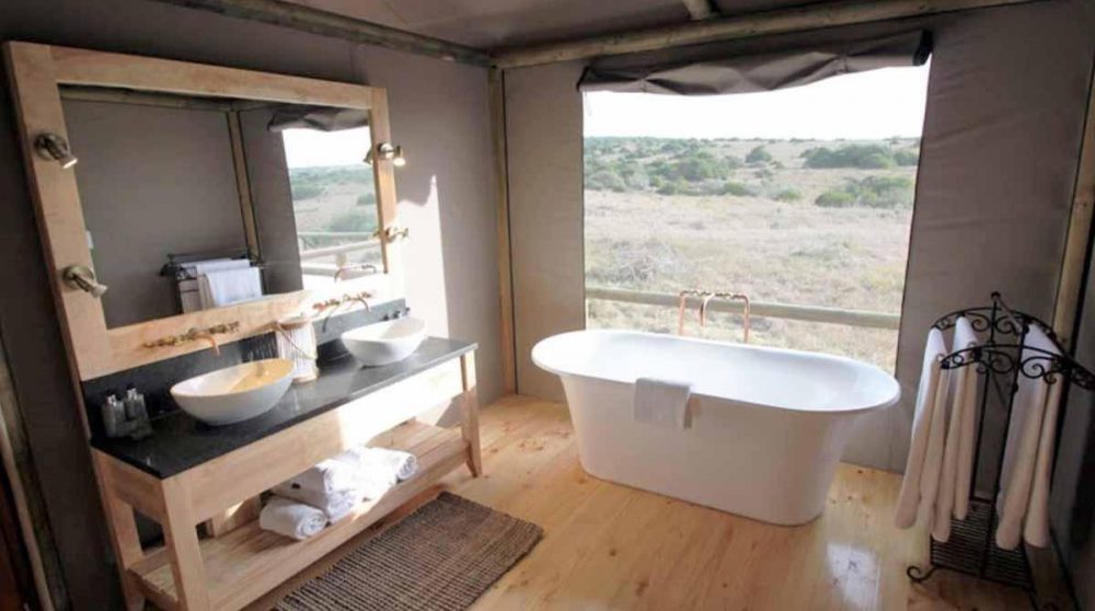 La salle de bains en Afrique du Sud