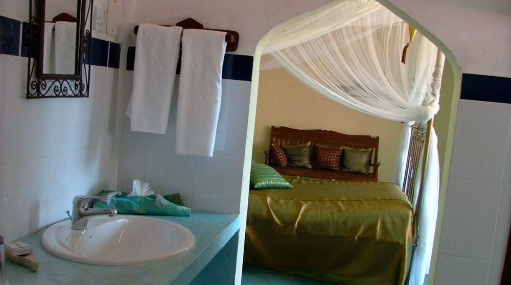 La salle de bains d'une chambre en Tanzanie