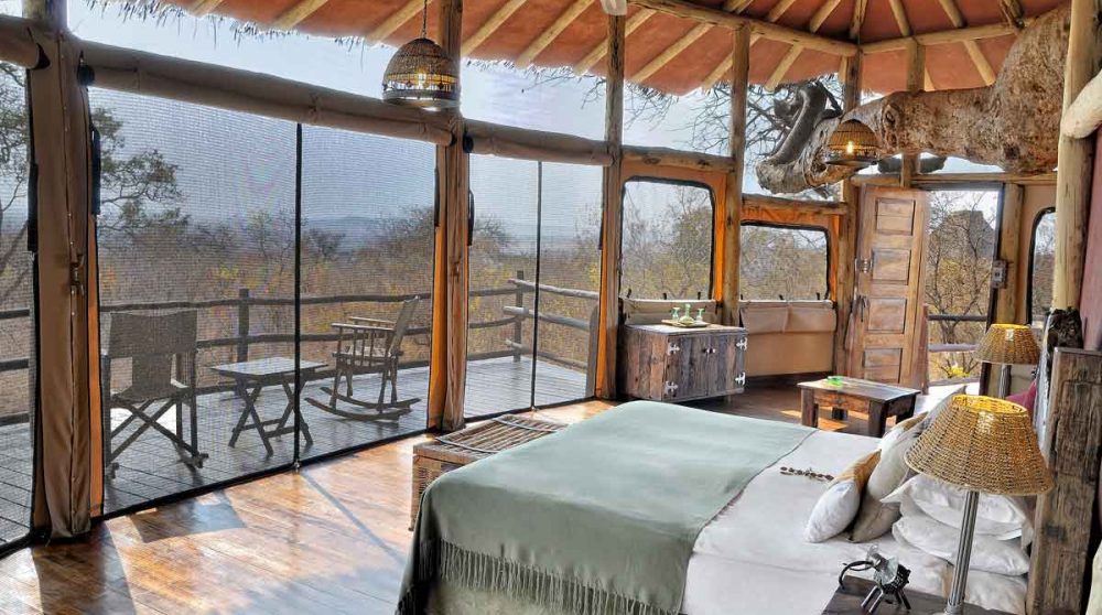 Autre vue de la chambre dans le parc de Tarangire