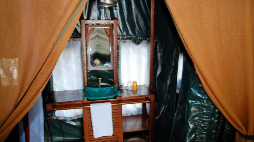 Autre vue d'une tente au Kenya