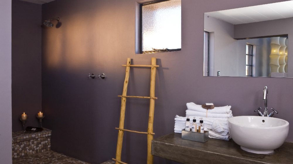 La salle de bains en Namibie