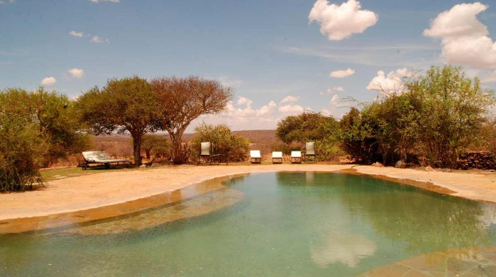 La piscine au Kenya