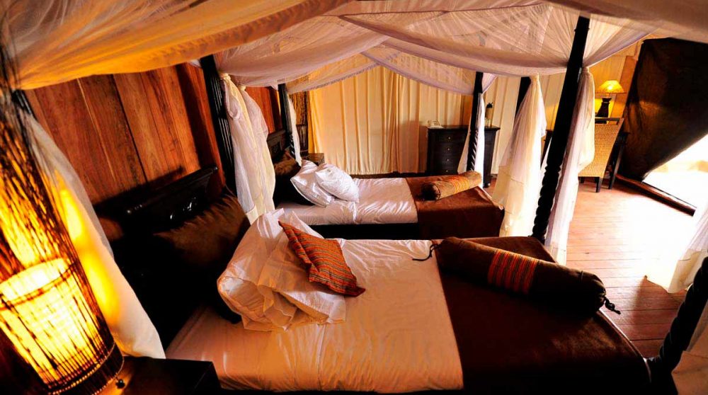 Autre vue de la chambre au Ngorongoro