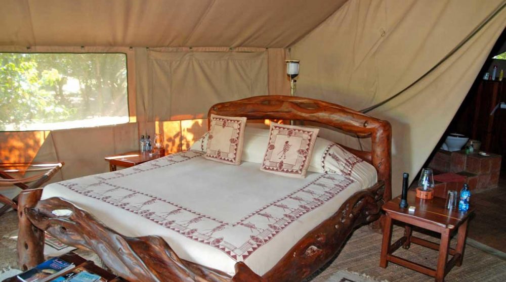 Autre vue d'un lit au Kenya