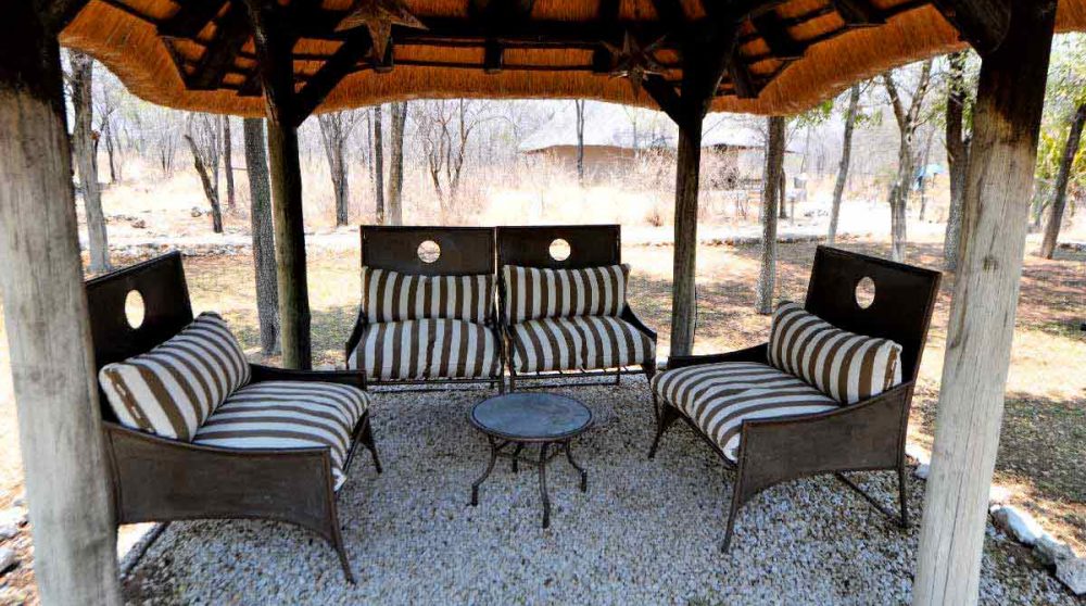 La piscine du Mushara Lodge