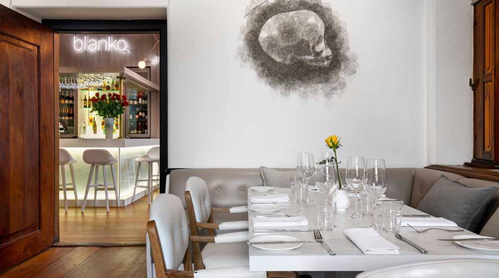 Détail d'une table à Cape Town