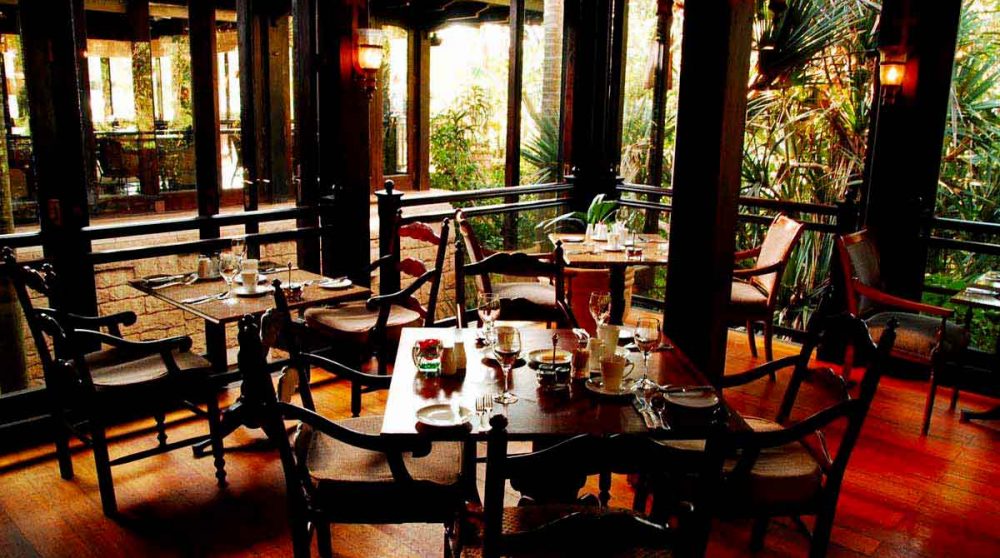 Tables au restaurant en Afrique du Sud