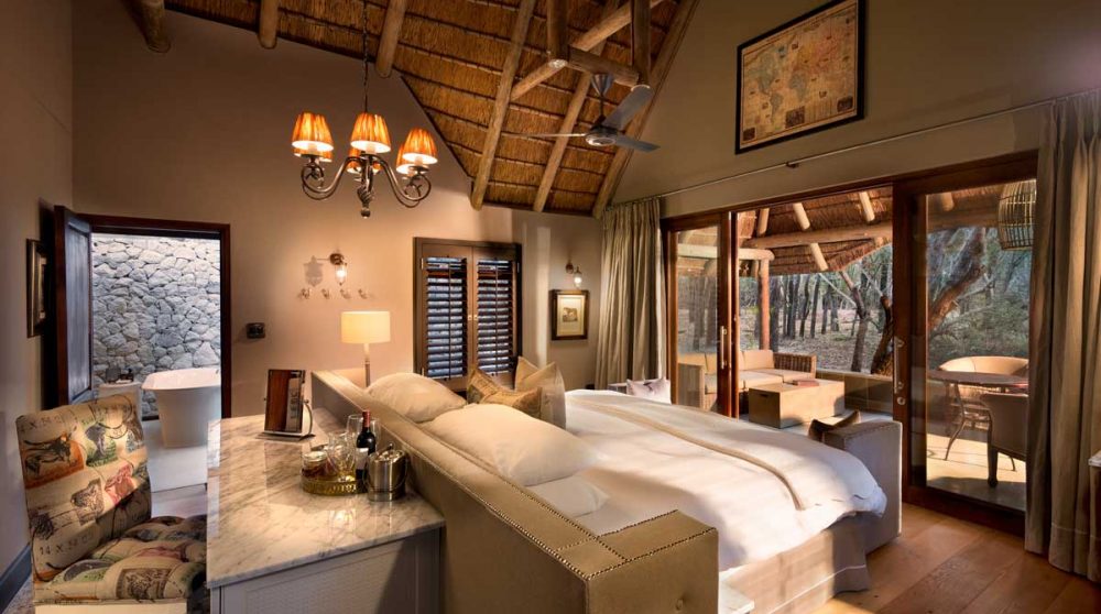 La chambre d'un cottage