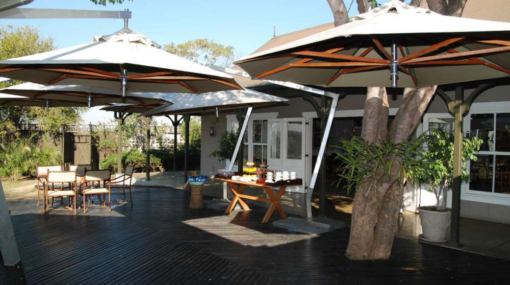 La terrasse à Sabi Sand
