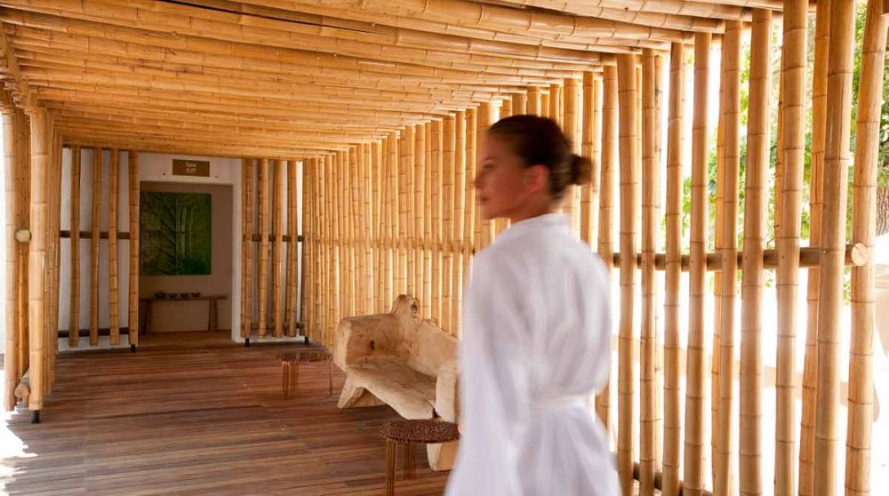 L'entrée du spa à Cape Town