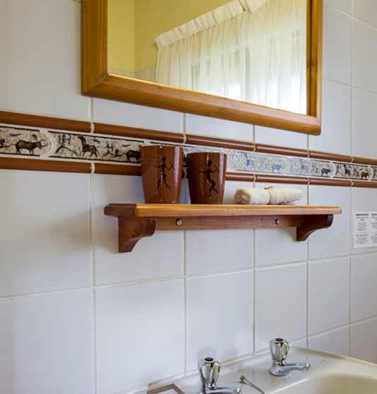 La salle de bains dans le Drakensberg