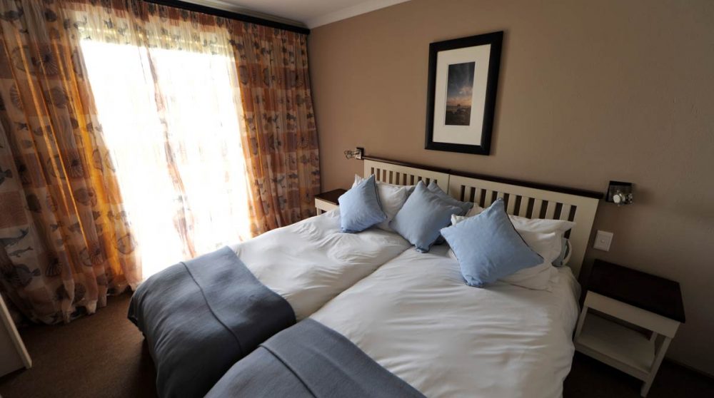 Lits dans une chambre en Namibie