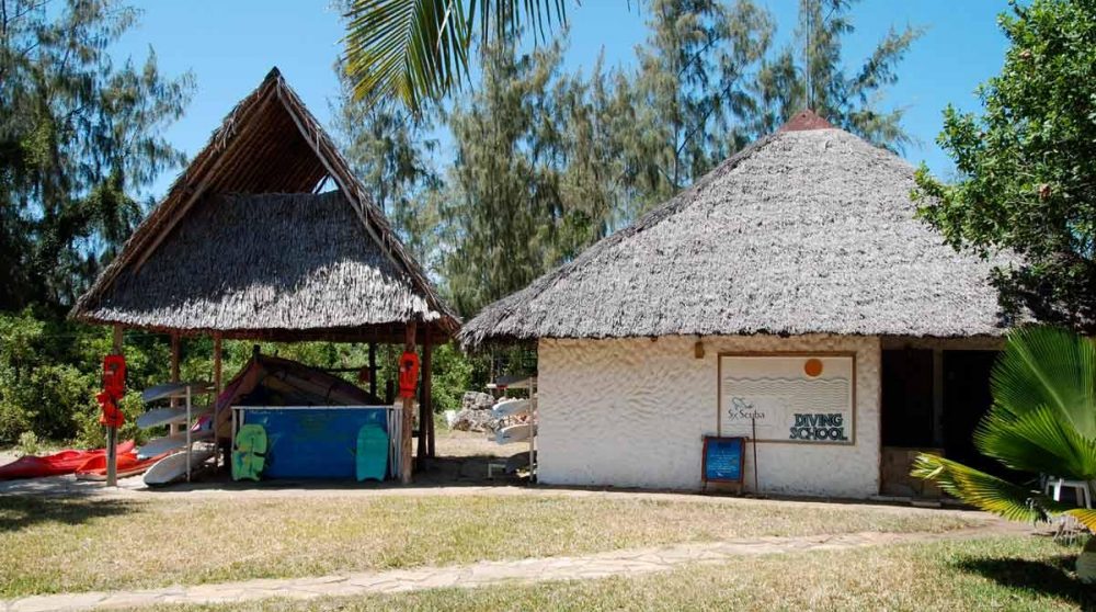 L'école de plongée au Kenya