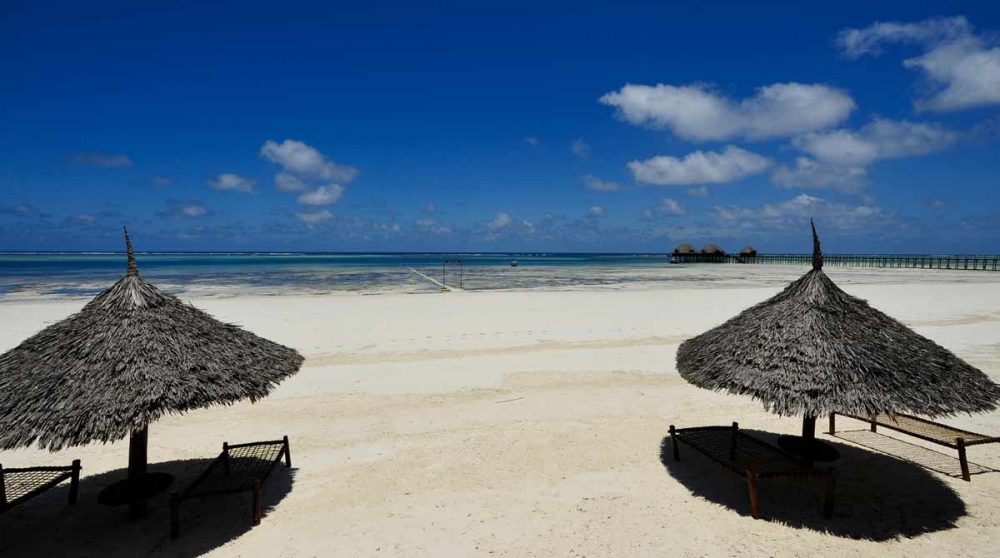 La mer à l'horizon en Tanzanie