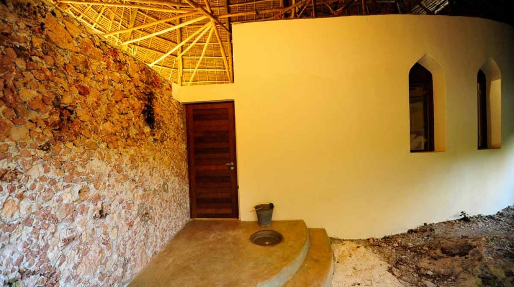 Entrée d'une chambre à Zanzibar