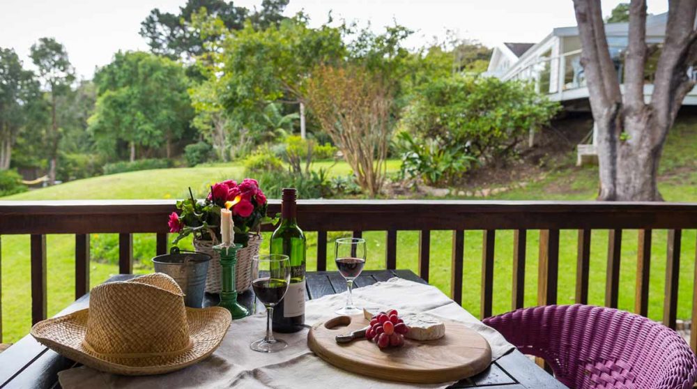 La terrasse du Cottage Un à Knysna