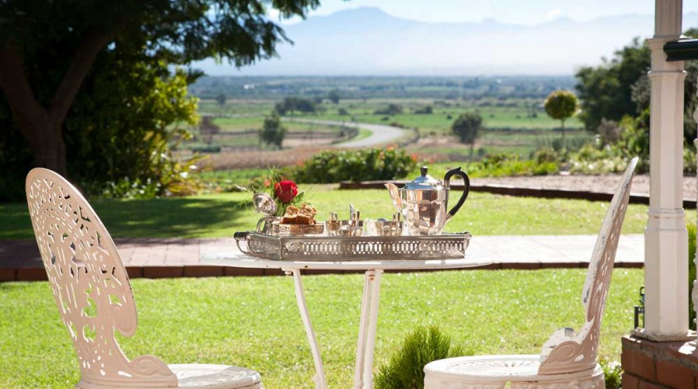 La terrases d'une suite Superior à Oudtshoorn