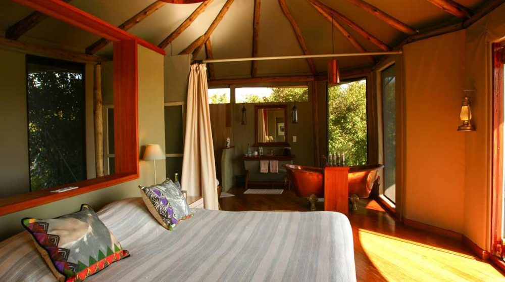 Lit dans une la Honeymoon au Kenya