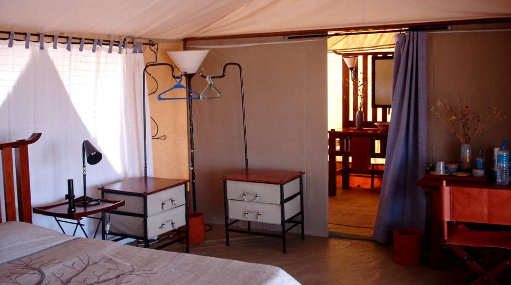 La confortable tente à Ruaha