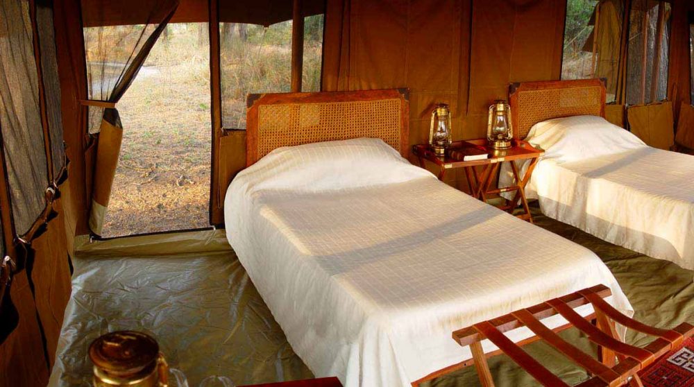 Autre vue de la tente