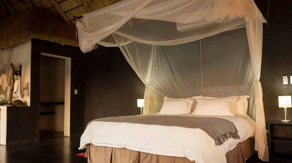Le lit d'Ezulwini River Lodge