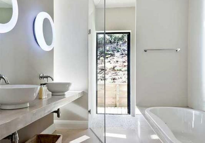 Sa salle de bains sur la Route des Jardins