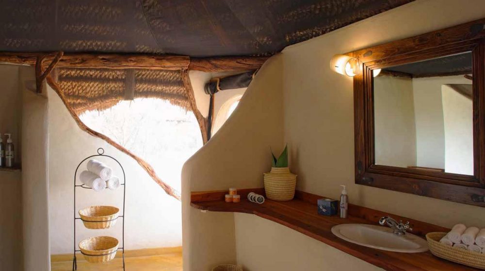 La salle de bains au Kenya