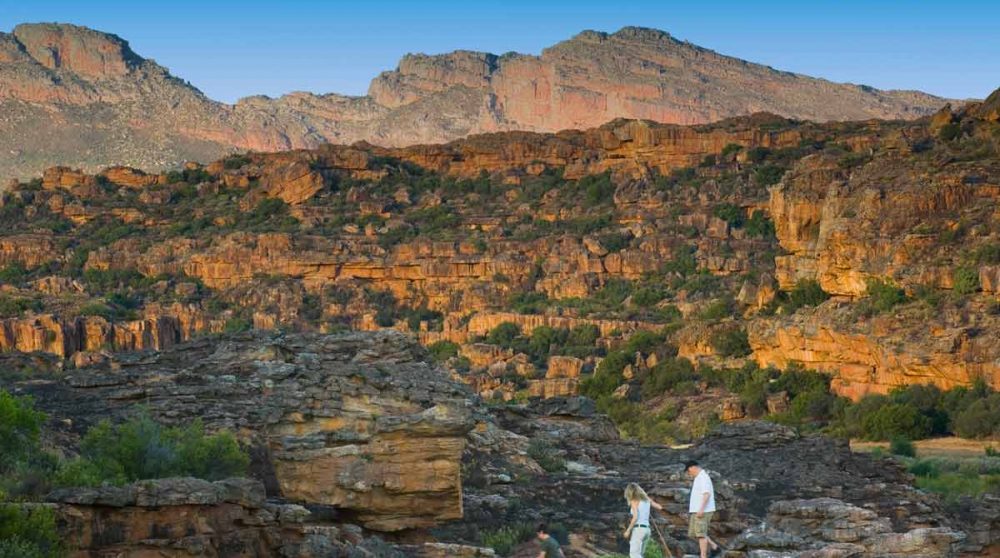 Marche dans les montagnes du Cederberg
